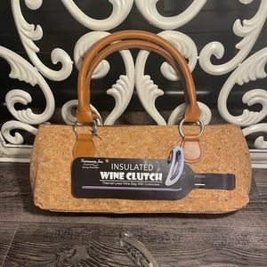 Primeware Thermal Insulated Wine Lunch Clutch Bag w/ Waiter Corkscrew *New* NWT.